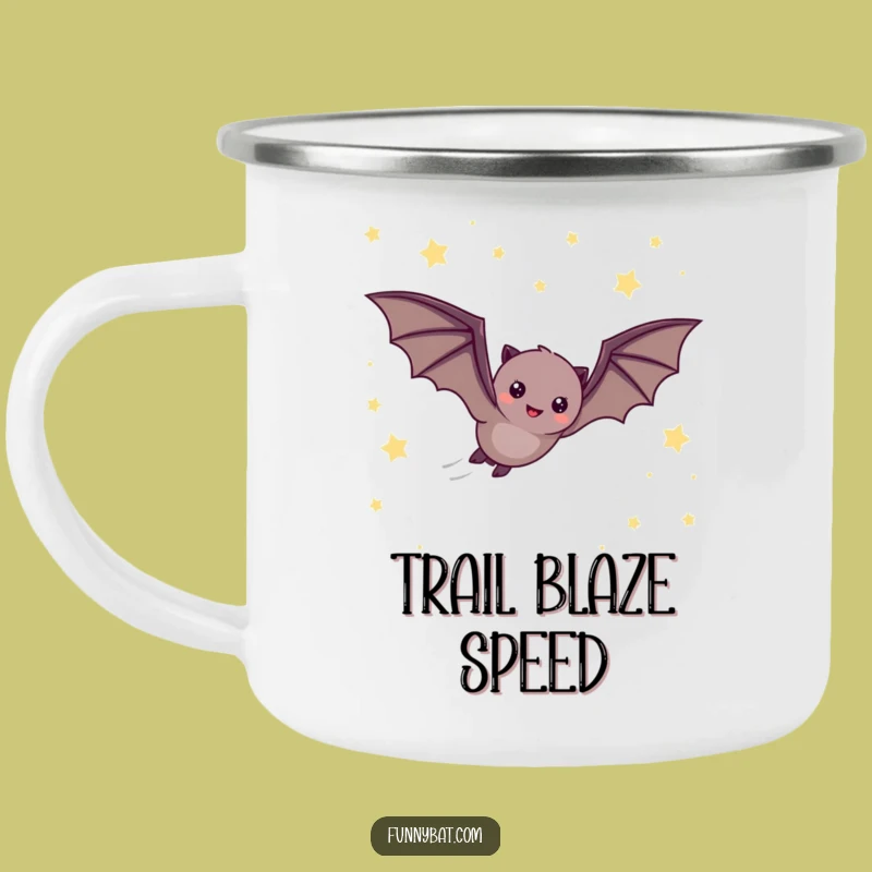 Funny Bat Starry Sky Camping Mug - Adventure Speed Drinkware
