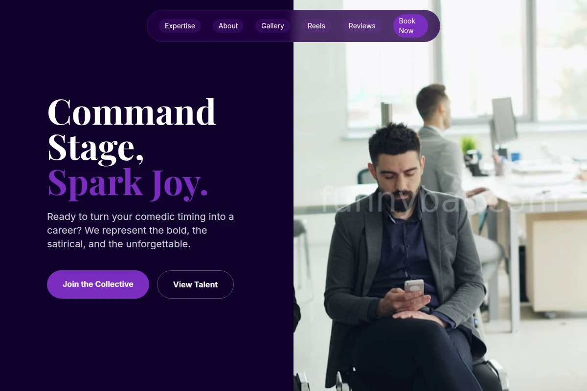 Premium Entertainment Website Design